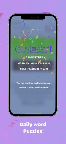 Semantle: Daily Word Game для iOS — скриншот 2