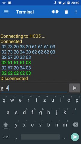 Serial Bluetooth Terminal для Android — скриншот 3
