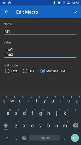 Serial Bluetooth Terminal для Android — скриншот 4