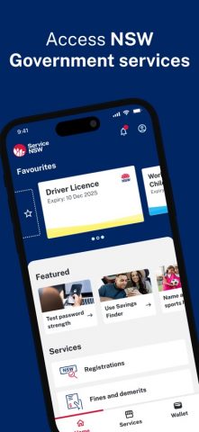 Service NSW для iOS — скриншот 1