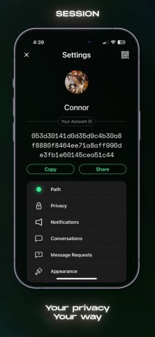 Session — Private Messenger — скриншот 5
