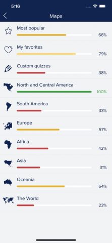Seterra Geography (full) для iOS — скриншот 1