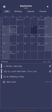 Сетка — календарь для iOS — скриншот 1