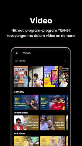 Sevenhub by TRANS7 для Android — скриншот 5