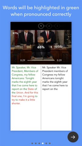 Shadowing — English Speaking Exercise для iOS — скриншот 1