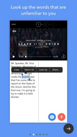 Shadowing — English Speaking Exercise для iOS — скриншот 3