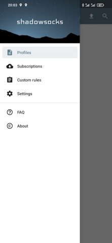 Shadowsocks client для Android — скриншот 1