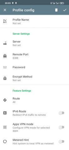 Shadowsocks client для Android — скриншот 4