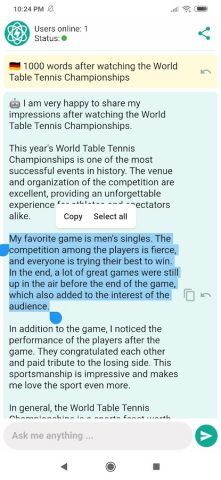 Shared GPT — Group Chat для Android — скриншот 1