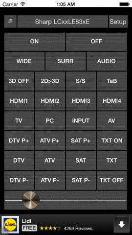 SharpRemoteControl2 для iOS — скриншот 1