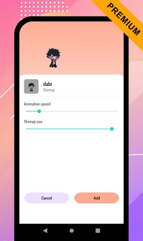 Shimeji-ee Premium для Android — скриншот 2