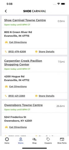 Shoe Carnival для iOS — скриншот 2