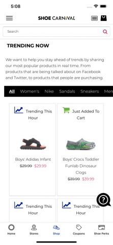 Shoe Carnival для iOS — скриншот 3