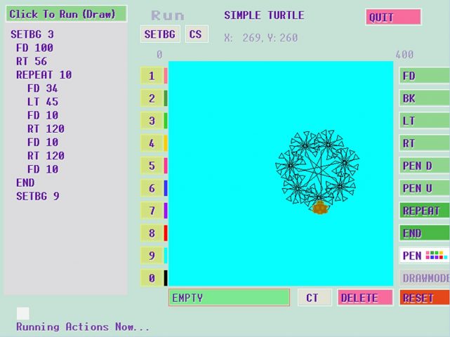 Simple Turtle LOGO для Android — скриншот 3