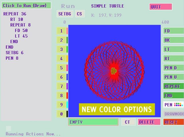 Simple Turtle LOGO для Android — скриншот 4