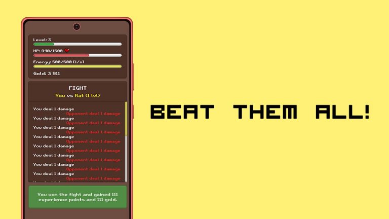 Simplest RPG — Text Adventure для Android — скриншот 4