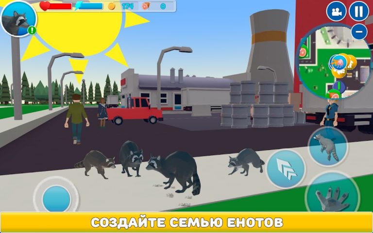 Симулятор Енота 3D — скриншот 3