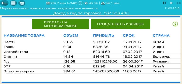 Симулятор Президента 1 для iOS — скриншот 2