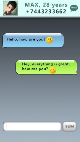 Симулятор Виртуальный Парень для iOS — скриншот 2