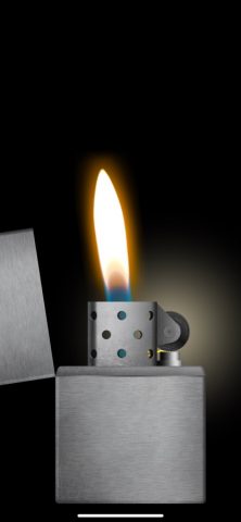 Симулятор зажигалки для iOS — скриншот 1