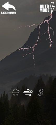 Симулятор молний и дождя для Android — скриншот 5