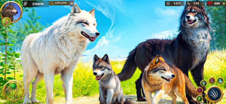 Симулятор семьи диких волков для iOS — скриншот 2