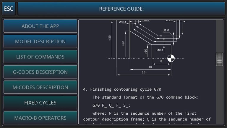Симулятор токарного станка ЧПУ для Android — скриншот 5