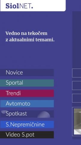 Siol.net для Android — скриншот 1
