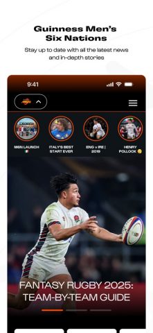 Six Nations Official для iOS — скриншот 1