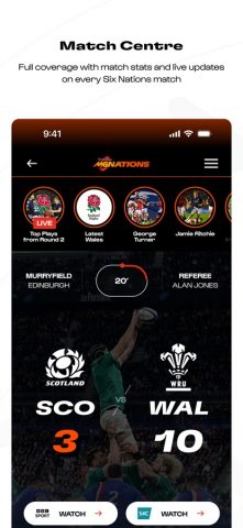 Six Nations Official для iOS — скриншот 4