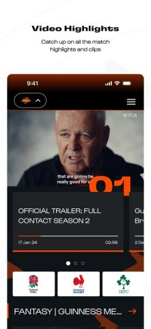 Six Nations Official для iOS — скриншот 5