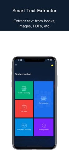 Сканер текста — pdf converter для iOS — скриншот 1