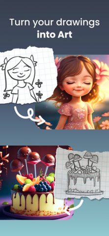 Sketch AI: Drawing to Art для iOS — скриншот 1