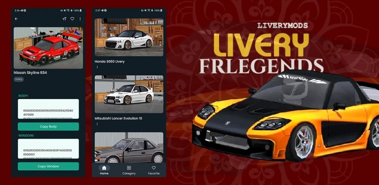 Skin FRLegends Livery Mod для Android — скриншот 1