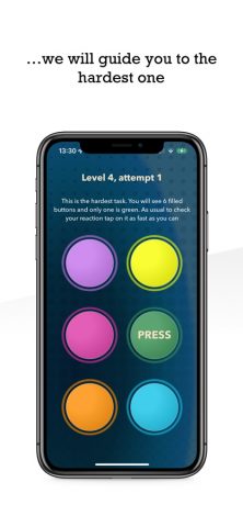 Скорость Реакции / Тест для iOS — скриншот 3