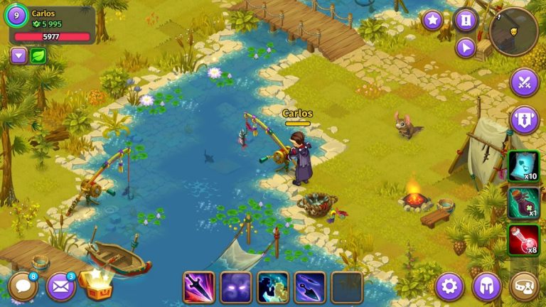 Skylore－открытый мир и ММОРПГ для Android — скриншот 1