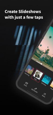 Slideshow Maker & Music Video для iOS — скриншот 1