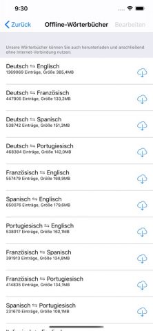 Словарь Linguee для iOS — скриншот 5