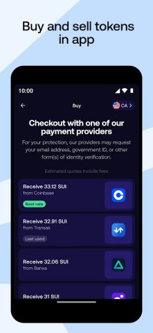 Slush — A Sui wallet для Android — скриншот 2