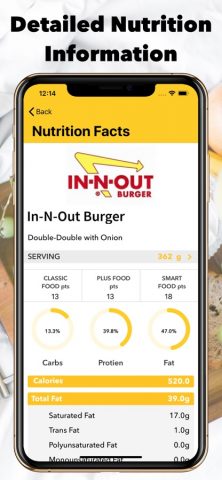 Smart — Food Score Calculator для iOS — скриншот 4