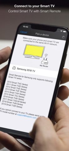 Smart Remote for Samsung TVs для iOS — скриншот 4