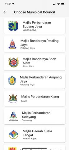 Smart Selangor Parking для iOS — скриншот 3