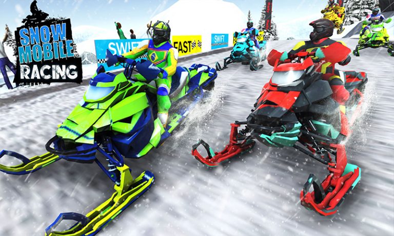 Snowmobile Games: Snow Trail для Android — скриншот 5