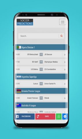 Soccer Predictions для Android — скриншот 2