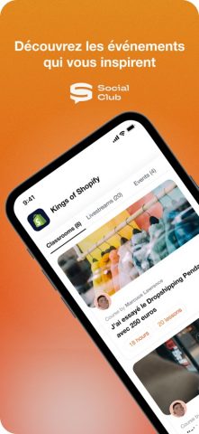 SocialClub App для iOS — скриншот 1