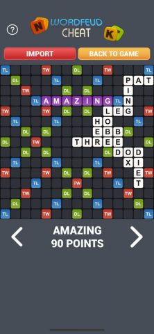 Solve WordFeud Cheat для iOS — скриншот 3