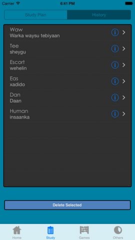 Somali Dictionary для iOS — скриншот 3
