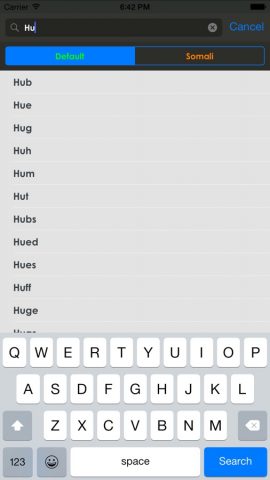 Somali Dictionary для iOS — скриншот 4