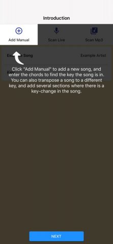 Song Key Finder для iOS — скриншот 1