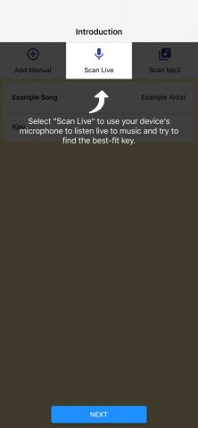 Song Key Finder для iOS — скриншот 2